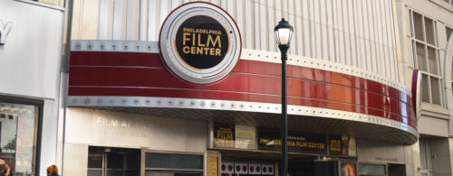 Phila Film Center - Marquee in daylight